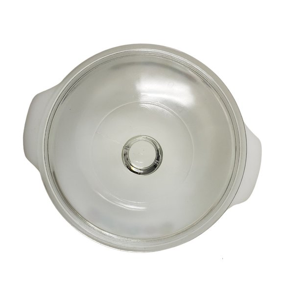 70s Anchor Hocking Fire King Glass Summerfield 1 1/2 qt casserole with lid